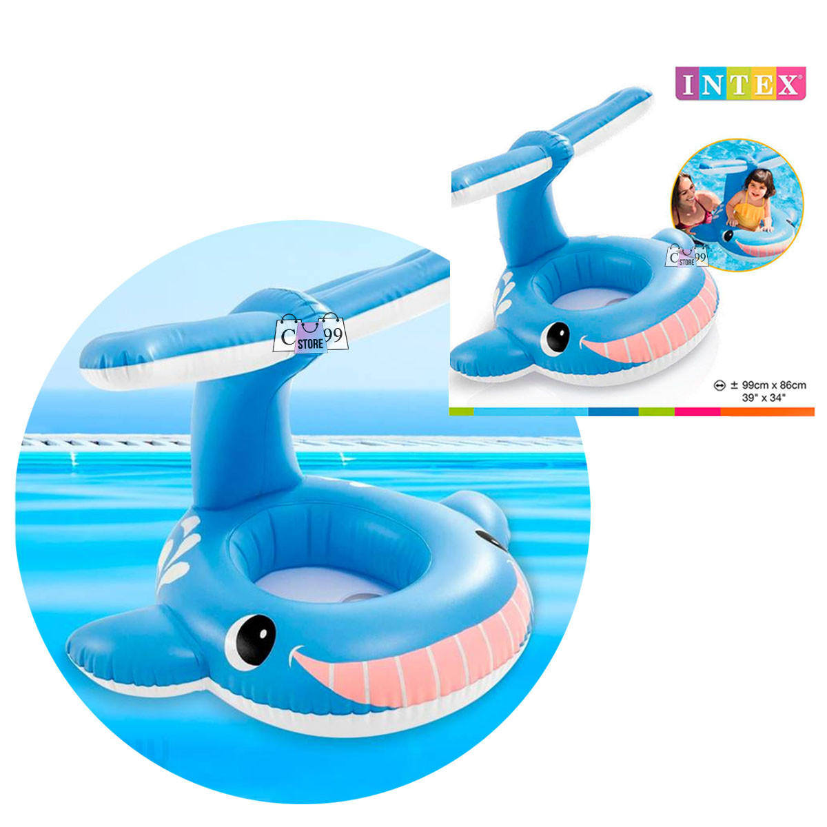 Miniatura 4 de Flotador Infantil Con Techo 56591